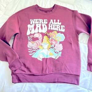 Disney - Alice in Wonderland Maroon sweatshirt
